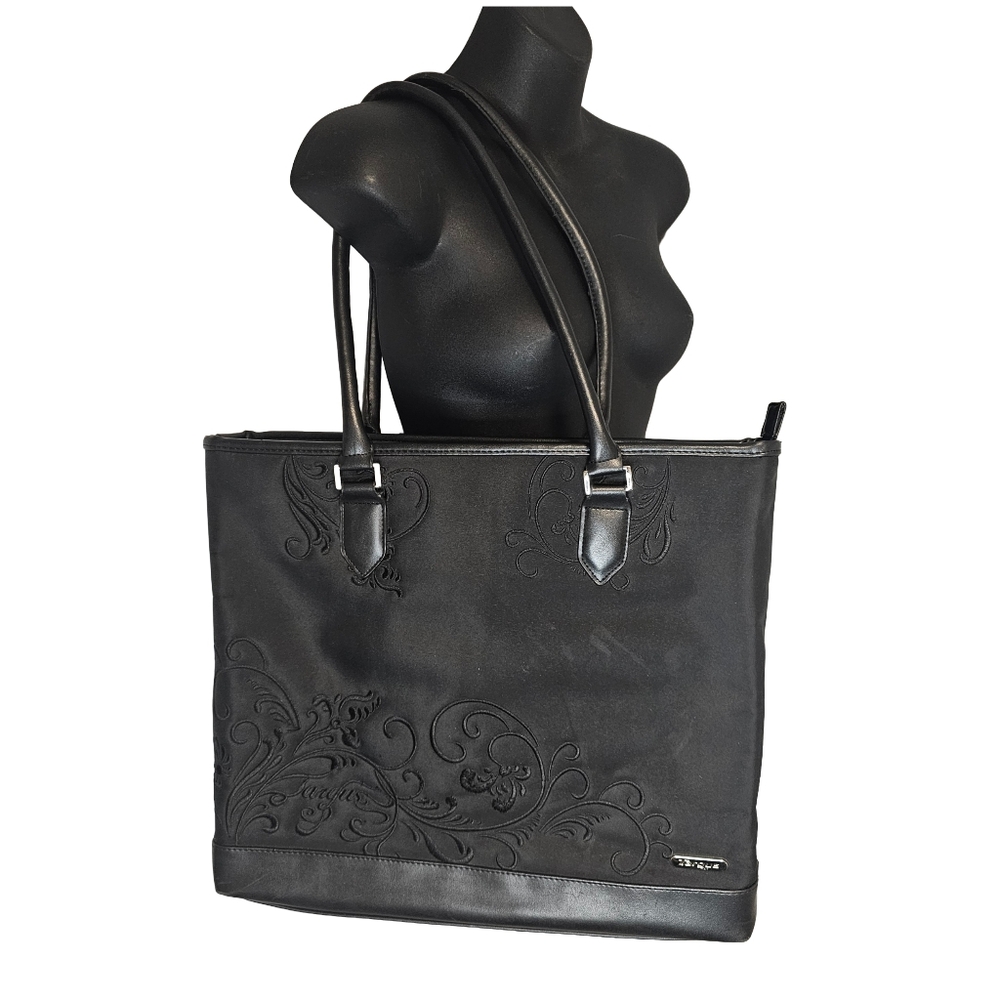 [TARGUS] Black Embroidered Tote/Laptop/Luggage Water Resistant Bag